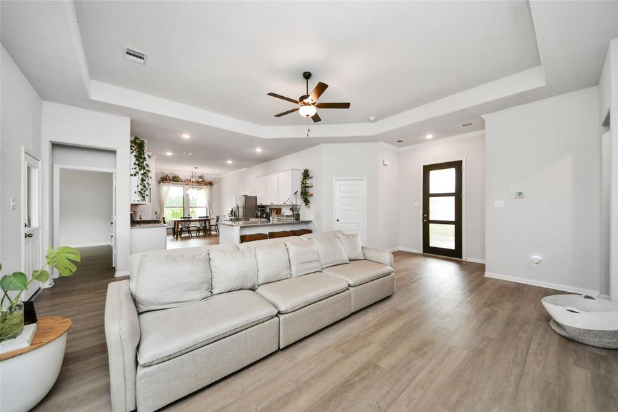 Furnished interior view inside a new home in Barton Place, Cleveland (Image 30).