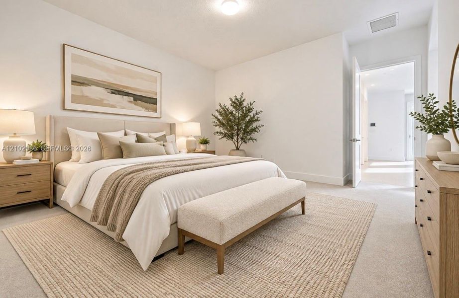 Furnished interior view inside a new home in , Boca Raton (Image 8).