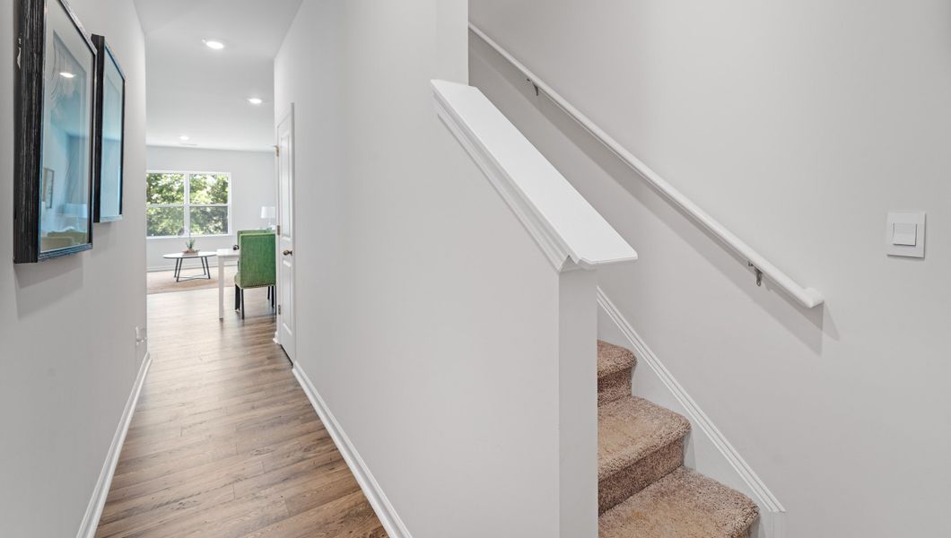 Furnished interior view inside a new home in Covington Village, Greer (Image 7).
