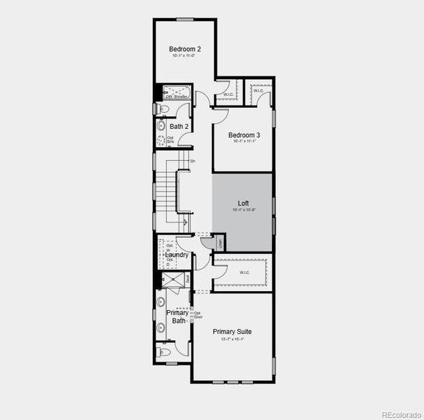 Additional highlights include: gas range, patio, loft, additional sink at upstairs secondary bath, craftsman railing and spindles at stairs.