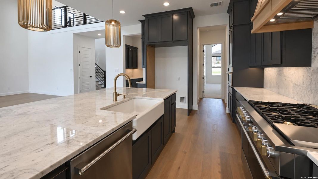 Furnished interior view inside a new home in , New Braunfels (Image 13).