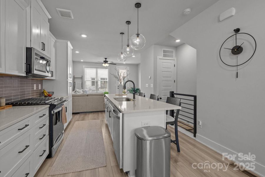 Furnished interior view inside a new home in , Charlotte (Image 12).