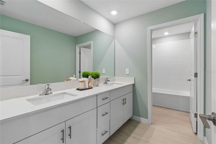 Furnished interior view inside a new home in , Land O' Lakes (Image 13).