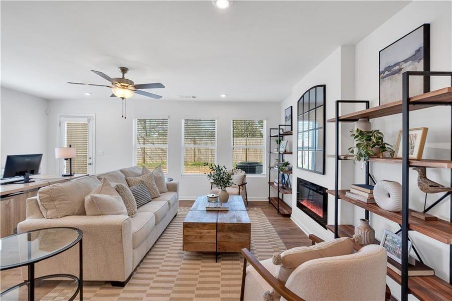 Furnished interior view inside a new home in Village Green, Adairsville (Image 26).