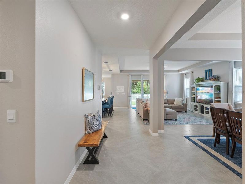 Furnished interior view inside a new home in Kindred, Kissimmee (Image 11). Furnished interior view inside a new home in Kindred, Kissimmee (Image 11).