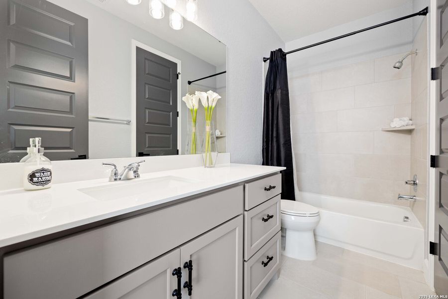 Furnished interior view inside a new home in Kallison Ranch, San Antonio (Image 33).