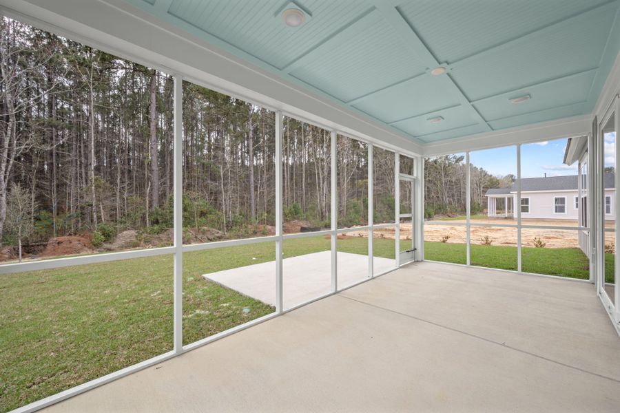 Exterior details and patio area of a home in Nexton, Summerville (Image 3).