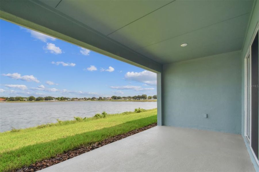 Exterior details and patio area of a home in The Peninsula at Rhodine Lake, Riverview (Image 25).