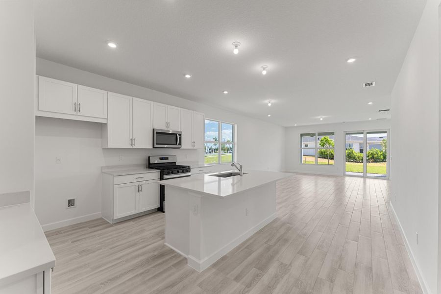 Furnished interior view inside a new home in Tradition - Kenley, Port St. Lucie (Image 4).