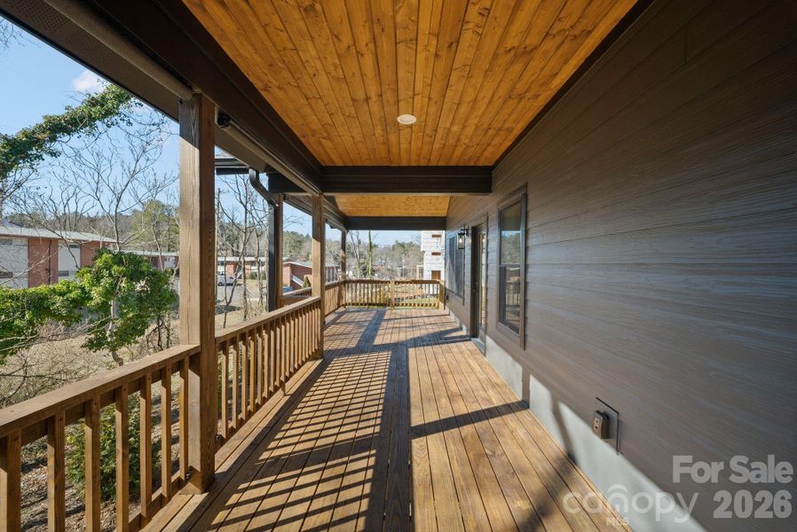 Exterior details and patio area of a home in , Asheville (Image 24). Exterior details and patio area of a home in , Asheville (Image 24).