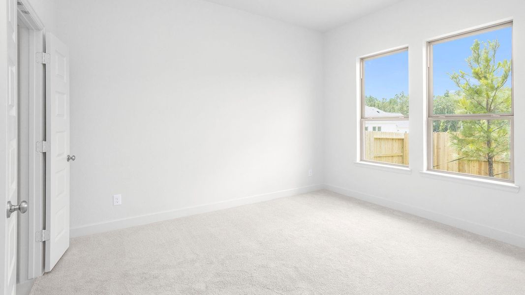 Spacious, unfurnished interior of a new home in Wildtree, Magnolia (Image 13). Spacious, unfurnished interior of a new home in Wildtree, Magnolia (Image 13).