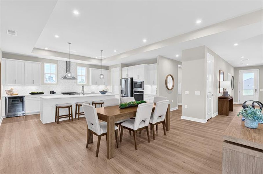 Representative furnished interior of a home built from the Riverbend by Ryan Homes in Seminole Palms Single-Family Homes, Palm Coast (Image 7).
