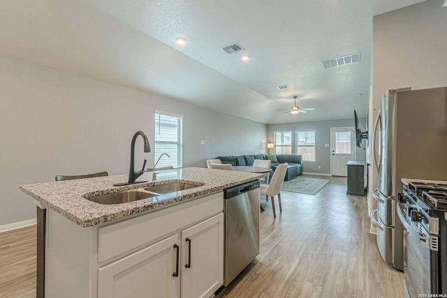 Furnished interior view inside a new home in Willow Point, San Antonio (Image 6).