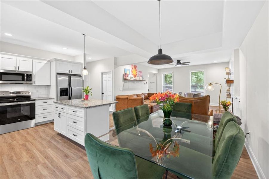 Furnished interior view inside a new home in , Monroe (Image 26).