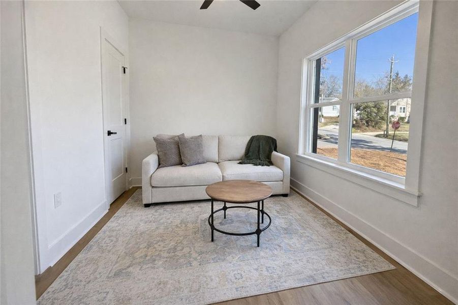 Furnished interior view inside a new home in , Atlanta (Image 24). Furnished interior view inside a new home in , Atlanta (Image 24).