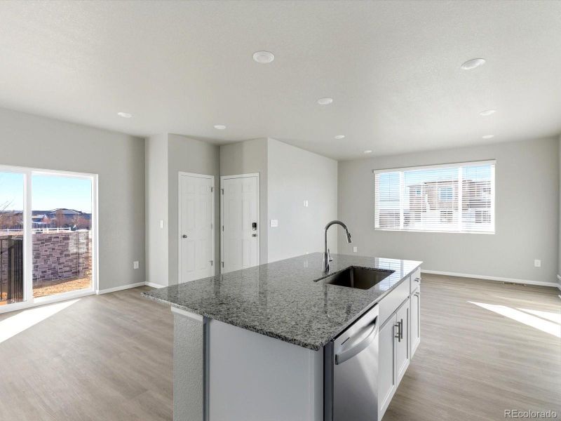 Furnished interior view inside a new home in , Thornton (Image 12).