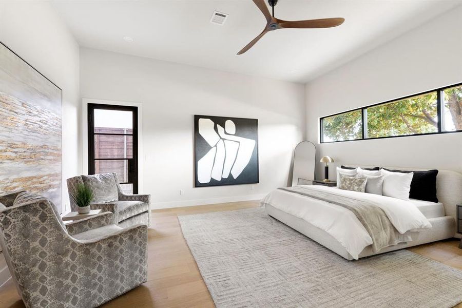 Furnished interior view inside a new home in , Dallas (Image 26).