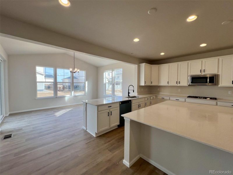 Furnished interior view inside a new home in The Aurora Highlands, Aurora (Image 6). Furnished interior view inside a new home in The Aurora Highlands, Aurora (Image 6).