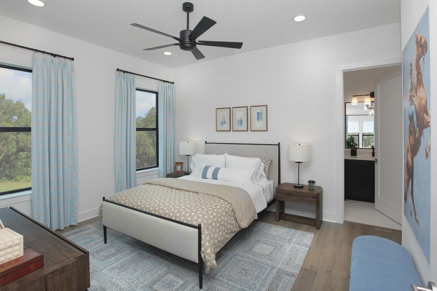 Furnished interior view inside a new home in , Georgetown (Image 8).