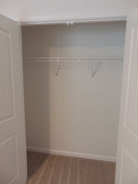 The third bedroom closet The third bedroom closet