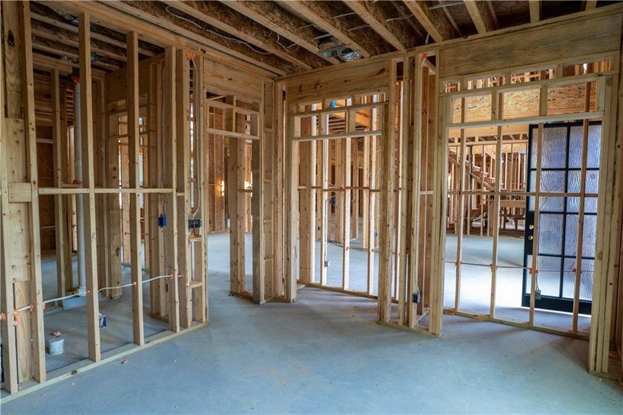 In-progress construction of a new home in , Fairburn, GA (Image 12).