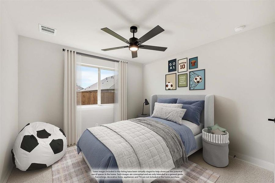 Furnished interior view inside a new home in Woodstone, Providence Village (Image 11). Furnished interior view inside a new home in Woodstone, Providence Village (Image 11).