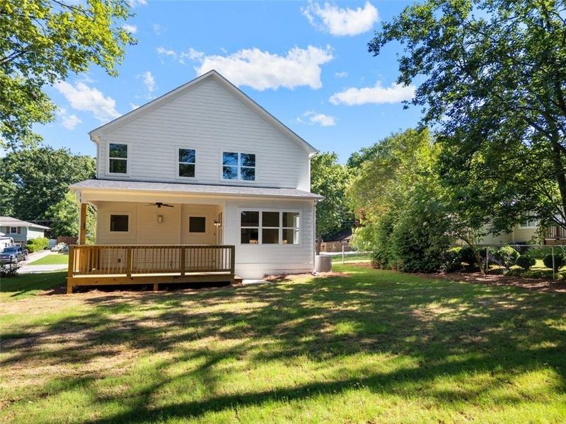 Exterior details and patio area of a home in , Smyrna (Image 30).