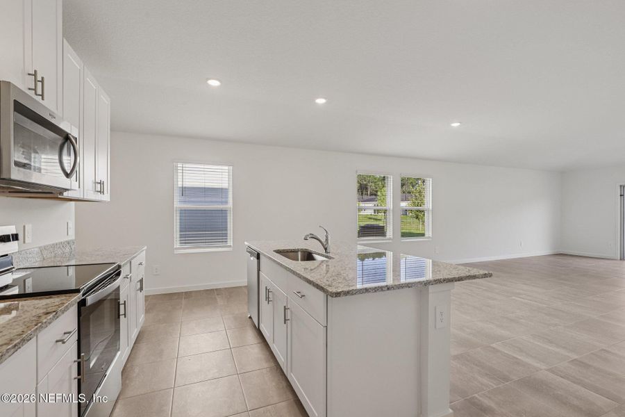 Furnished interior view inside a new home in Kings Preserve, Jacksonville (Image 8).