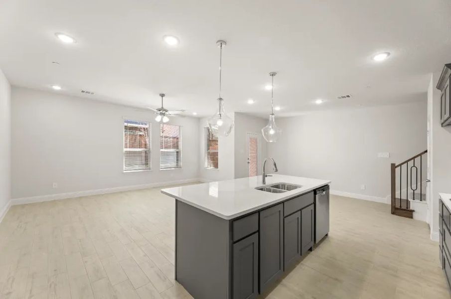 Front exterior of a new home in Sereno Oaks at Buckner Terrace, Dallas, TX, highlighting curb appeal (Image 12).