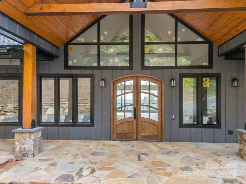 In-progress construction of a new home in , Mill Spring, NC (Image 29).