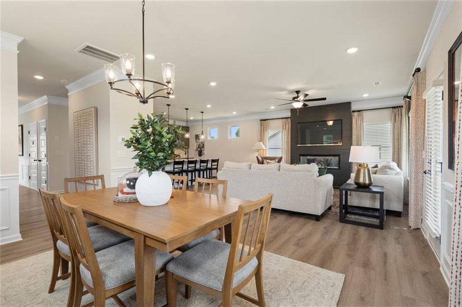 Furnished interior view inside a new home in Hillcrest Park, Ringgold (Image 11).