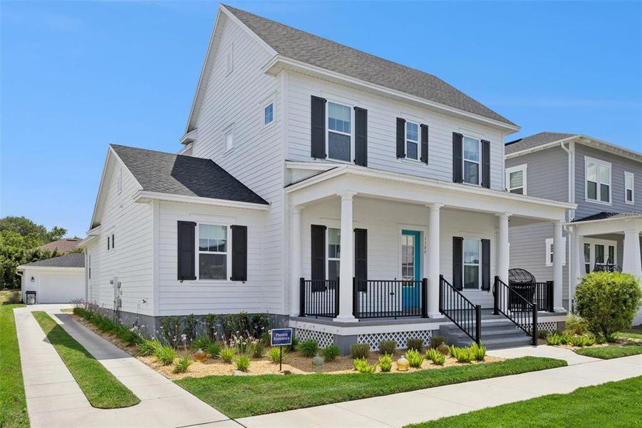 Front exterior of a new home in , Oakland, FL, highlighting curb appeal (Image 26). Front exterior of a new home in , Oakland, FL, highlighting curb appeal (Image 26).
