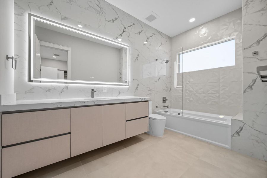 Furnished interior view inside a new home in , Delray Beach (Image 14). Furnished interior view inside a new home in , Delray Beach (Image 14).