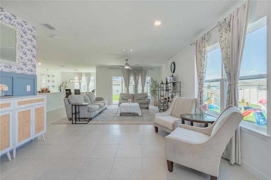 Furnished interior view inside a new home in , Land O' Lakes (Image 7). Furnished interior view inside a new home in , Land O' Lakes (Image 7).