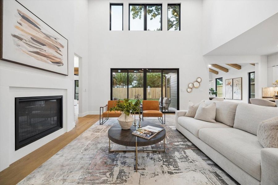 Furnished interior view inside a new home in , Houston (Image 7).