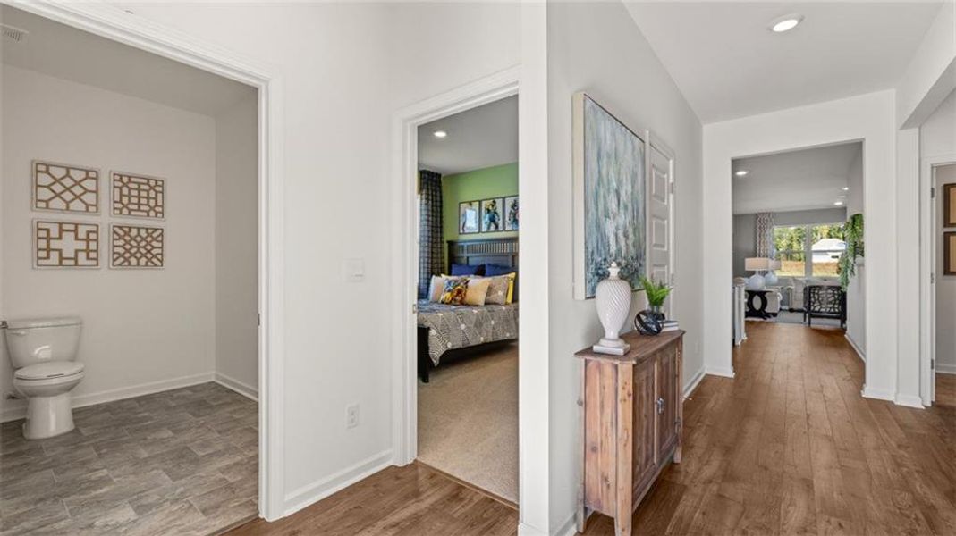 Furnished interior view inside a new home in Jackson Landing, Jefferson (Image 7).