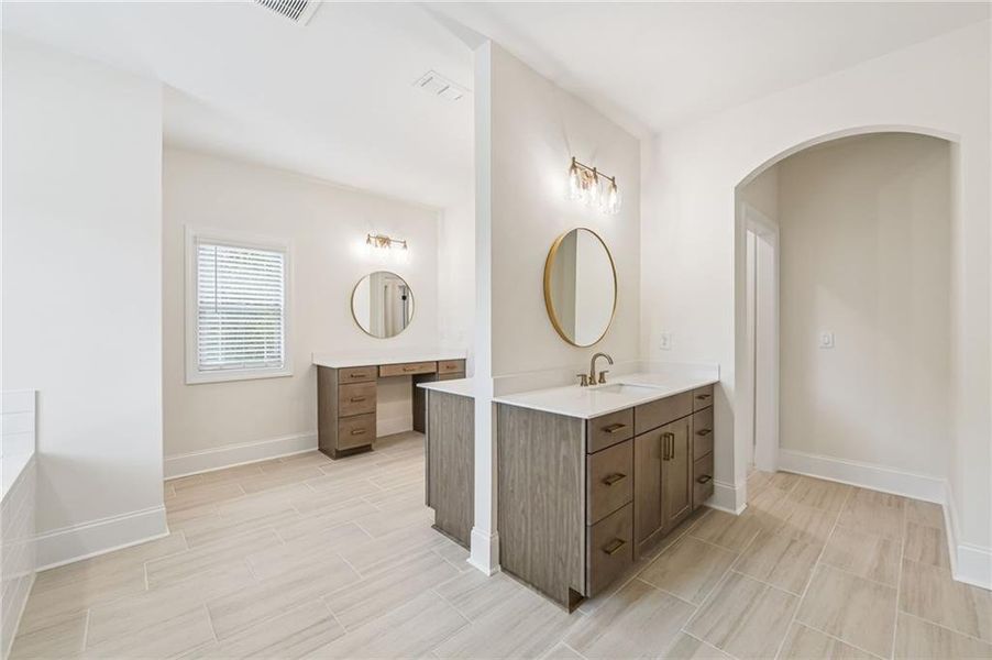 Furnished interior view inside a new home in Waterhaven, Cumming (Image 14).