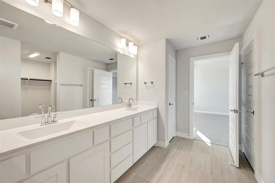 Furnished interior view inside a new home in Solterra - Garden Series, Mesquite (Image 6).
