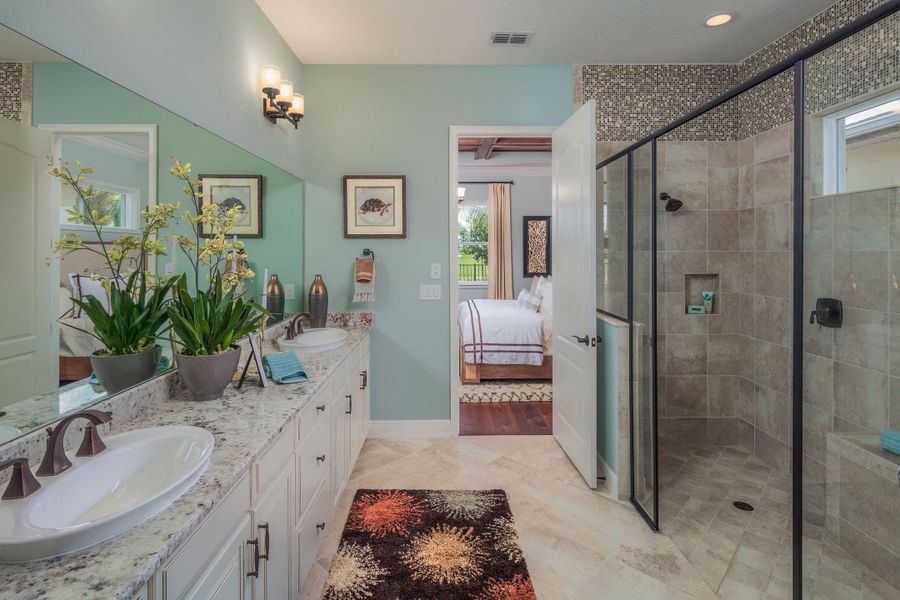 Furnished interior view inside a new home in Twin Lakes, St. Cloud (Image 9).