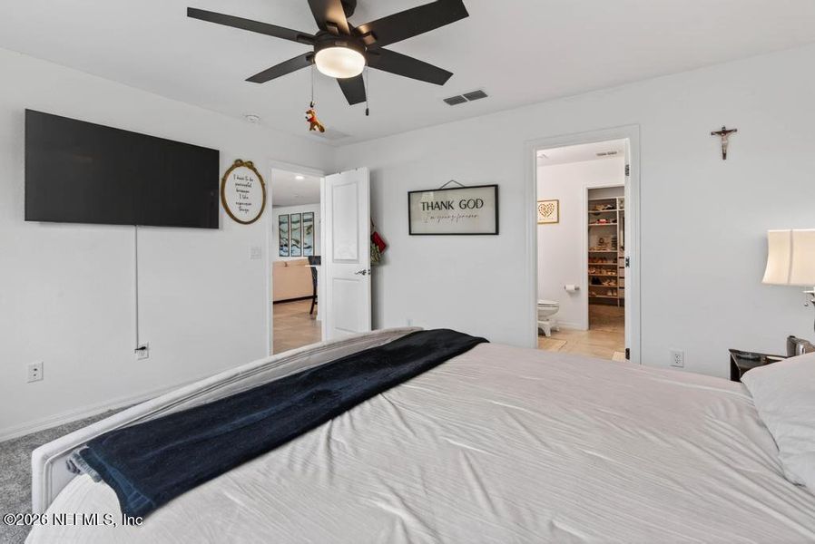 Furnished interior view inside a new home in Wells Landing, Jacksonville (Image 10). Furnished interior view inside a new home in Wells Landing, Jacksonville (Image 10).