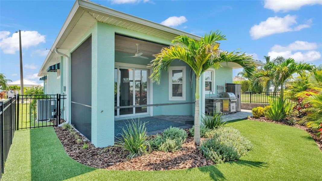 Front exterior of a new home in , Polk City, FL, highlighting curb appeal (Image 20).