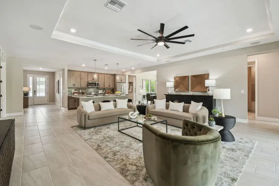 Furnished interior view inside a new home in Pinecone Reserve, Brooksville (Image 11).