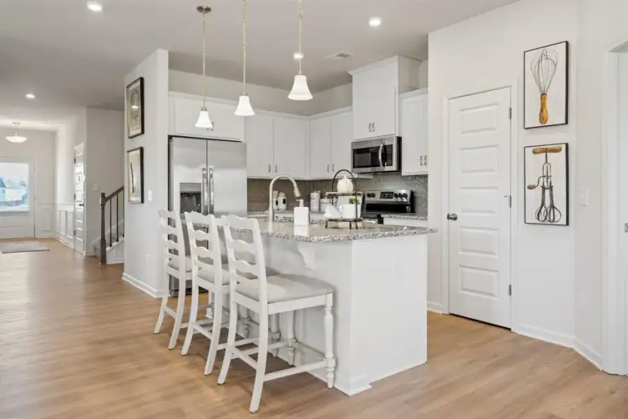 Furnished interior view inside a new home in Allen Manor, Hoschton (Image 6).