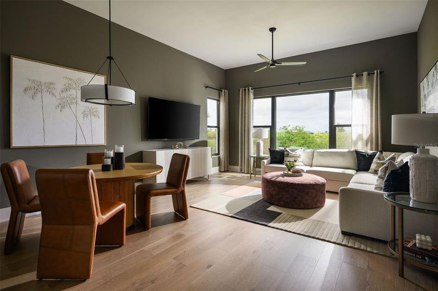 Furnished interior view inside a new home in , Sarasota (Image 10).