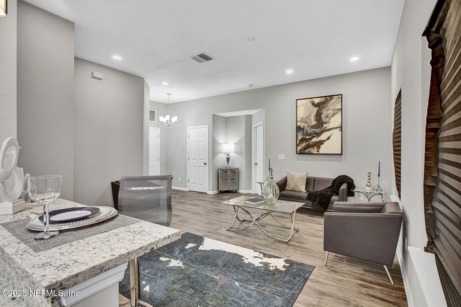 Furnished interior view inside a new home in , Jacksonville (Image 15).