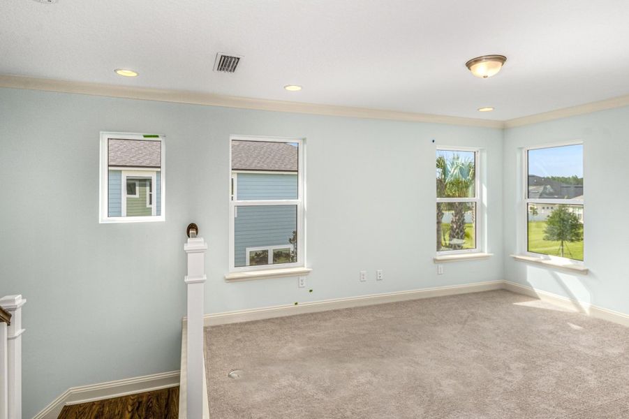 Representative unfurnished interior of a home built from the Sebring by Riverside Homes in Mariposa at EverRange, Jacksonville (Image 58).