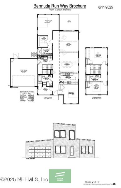 2D floor plan layout of this home in , St. Augustine Beach, FL (Image 2).