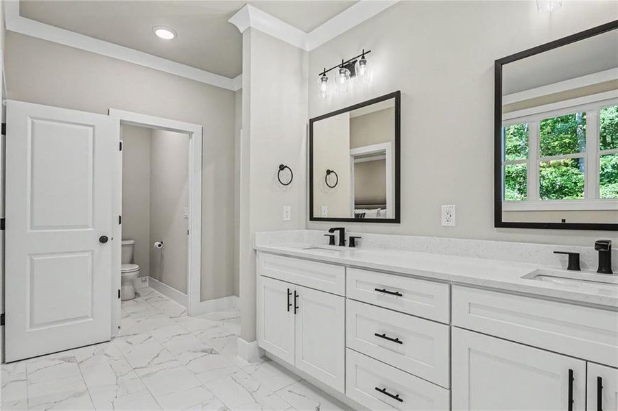 Furnished interior view inside a new home in , Smyrna (Image 29).