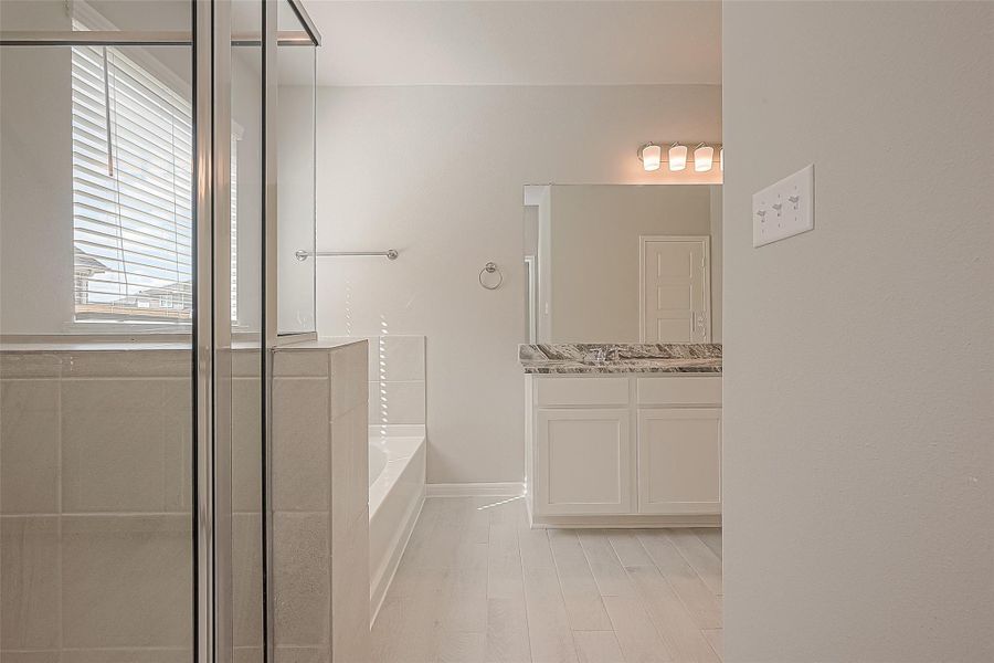 Furnished interior view inside a new home in Rates starting as low as, Iowa Colony (Image 18).