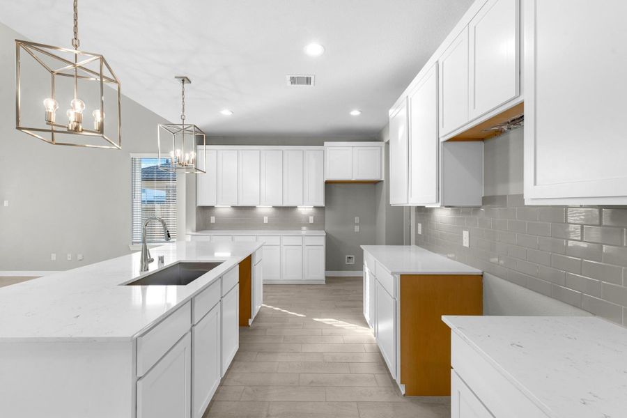 Furnished interior view inside a new home in Briarwood Crossing, Rosenberg (Image 8). Furnished interior view inside a new home in Briarwood Crossing, Rosenberg (Image 8).